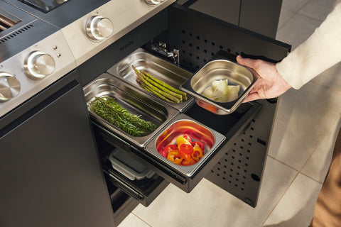 Miele FlexTop2-skåle: Koge-/opbevaringsskåle, 2 stk.