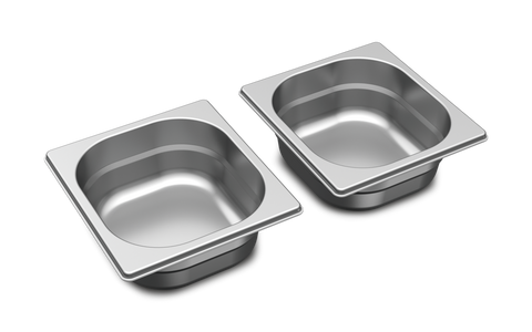 Miele FlexTop2-Bowls: Gar-/Lagerschalen, 2 Stück