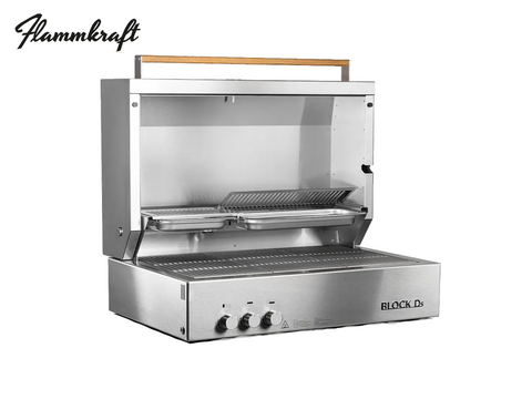 Flammkraft Block Ds Gen 5 Barbecue a Gas da Incasso (per Bombola del Gas)
