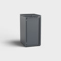 Stahlfred soptunnabox i RAL7016 antracitgrå.